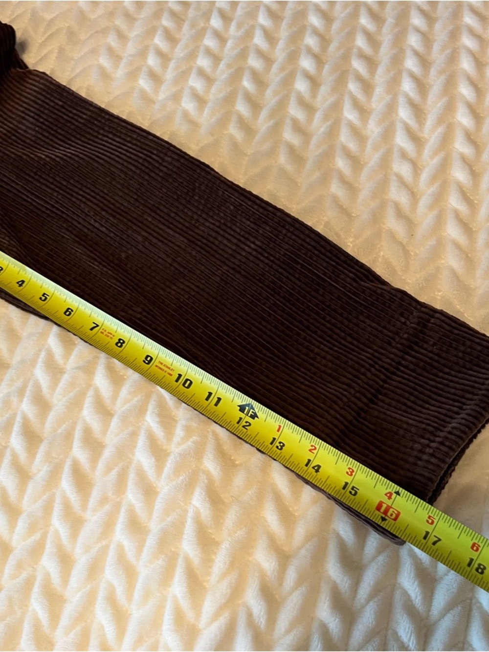 J.Jill Women Brown Corduroy Button-Front Jacket with Velvet Trim Size Medium - Picture 13 of 14